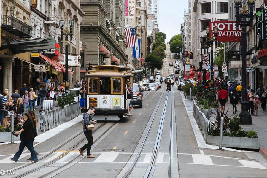 vacation photos this summer of the san francisco trolley