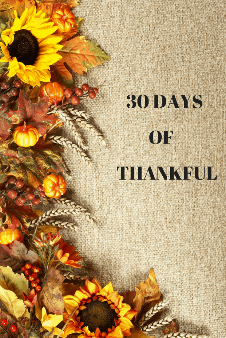 30 DAYS OF THANKFUL
