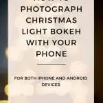 Easy tips to photography Christmas light Bokeh with your phone #chrsitmas #photography #chrsitmasmastree #bokeh #iphoneography