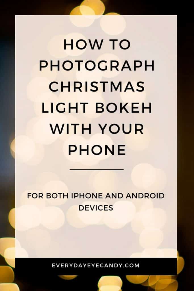  Consejos fáciles para fotografiar Bokeh ligero de Navidad con tu teléfono # christmas # photography # christmastree # bokeh # iphoneography 