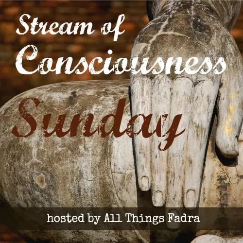 Stream of Consciousness Sunday . Hosted by Allthingsfadra.com