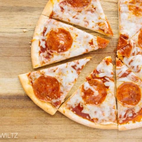 Easy Gluten Free Pepperoni Pizza