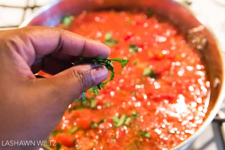 GLUTEN FREE PARMESAN CHICKEN WITH PENNE MARINARA