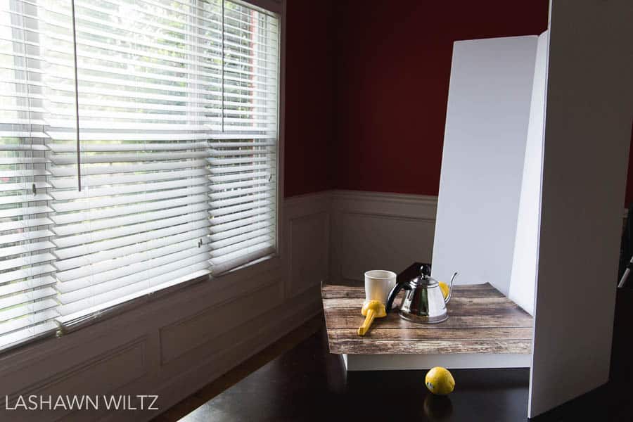 Use natural light when staging for product photography