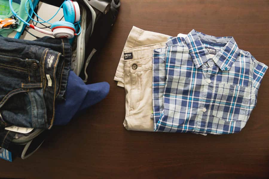 spring break packing tips with oshkosh