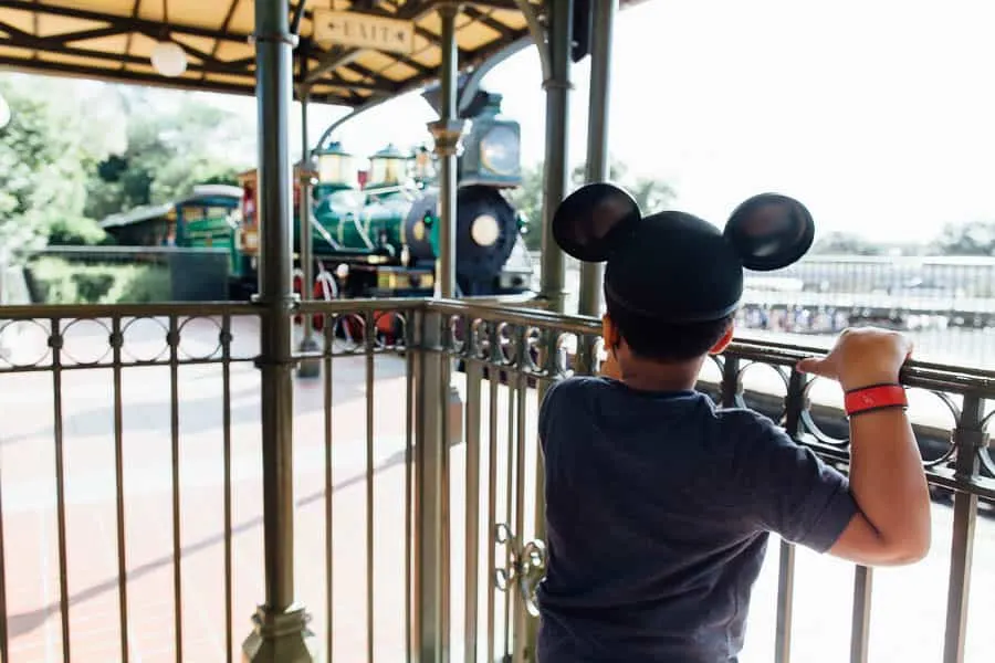 magic kingdom train ride