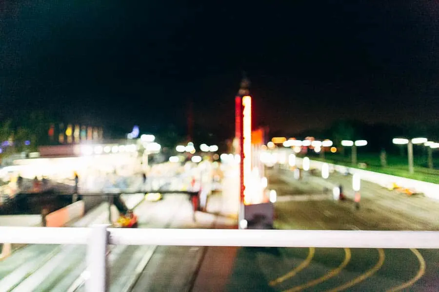 magic kingdom at night. 