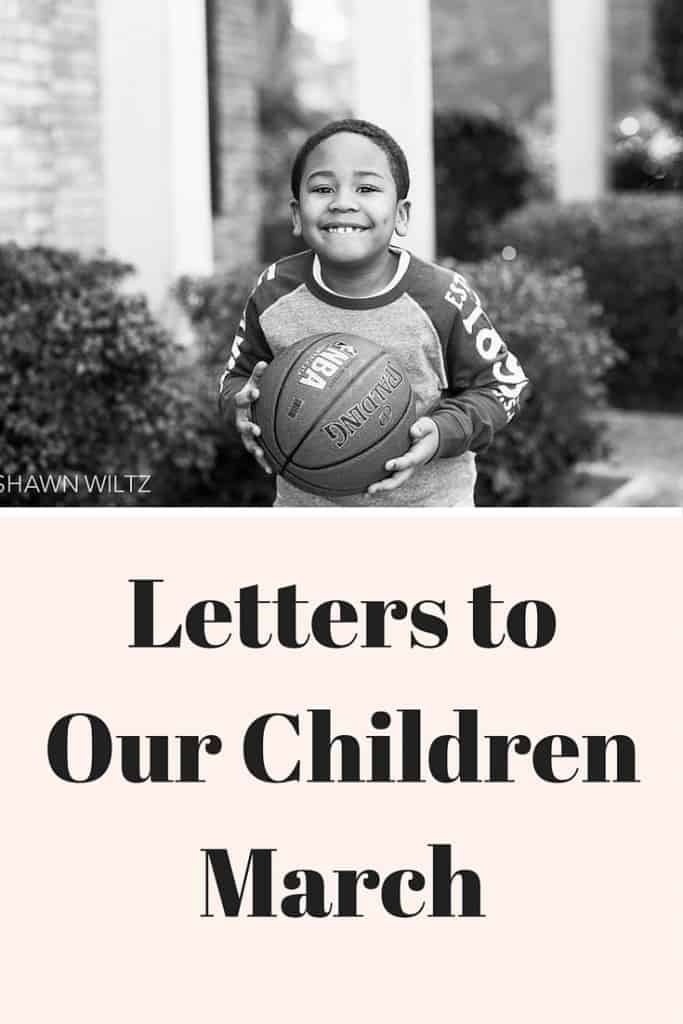 Letters to our children photography project March