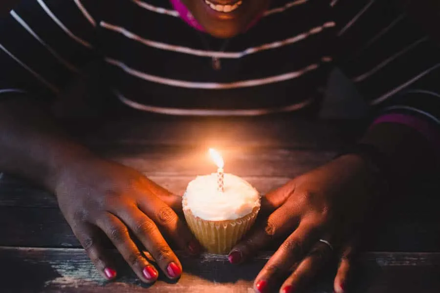 40th birthday cupcake