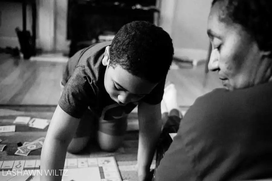 his month's letters to our children's post focuses on a game of monopoly