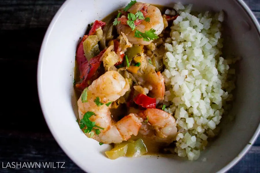 I'm not on whole 30 anymore, but this coconut shrimp stew is...so damn good. 
