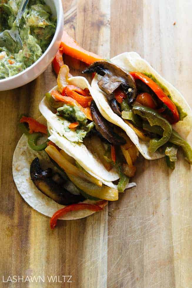 I love this vegan taco recipe! These vegan tacos are quick easy to make and so good! It's perfect for cinco de mayo! 