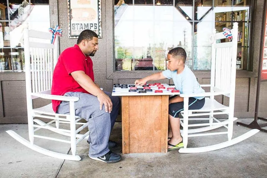 Day 5: Just a game of checkers at Cracker Barrel. 