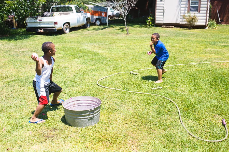 water balloon fight!!!