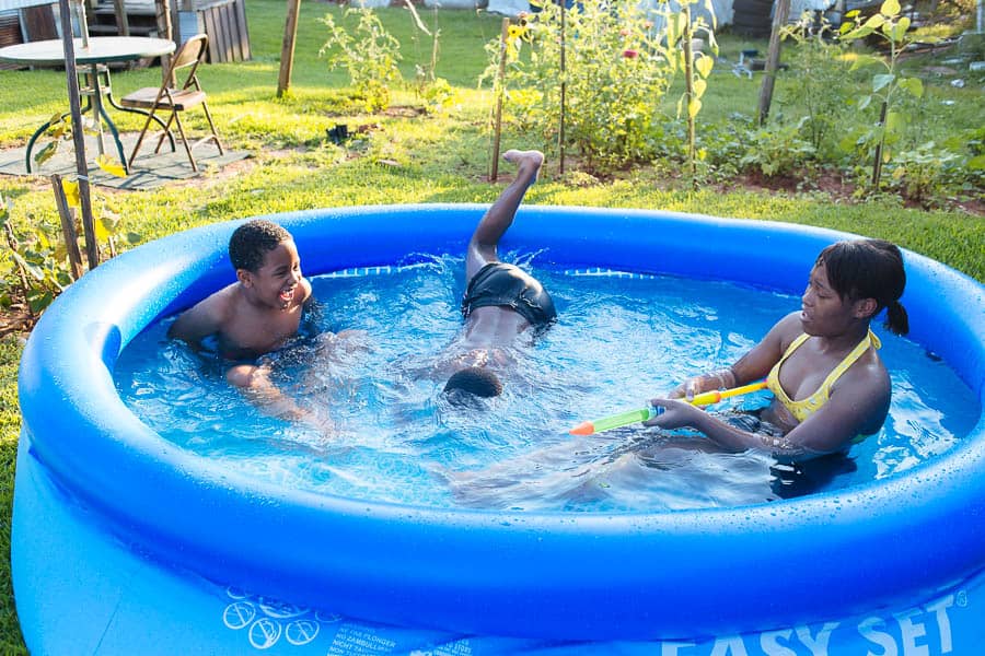 fun in the pool