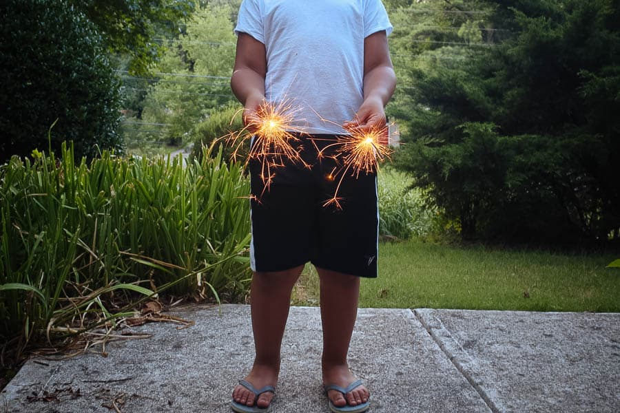 sparkler fun