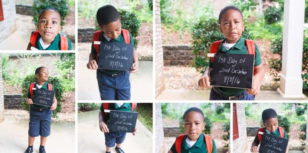 First day of school 2nd grade