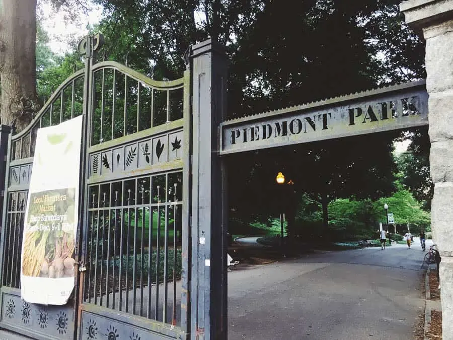 welcome to piedmont park