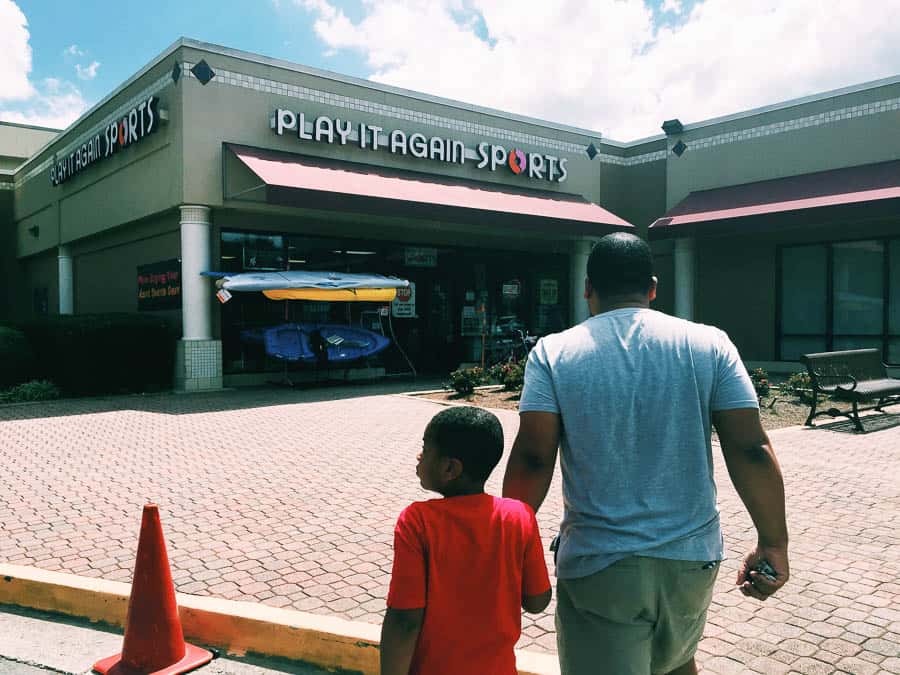 august in atlanta means time to shop for football gear. 