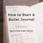 how to start a bullet journal