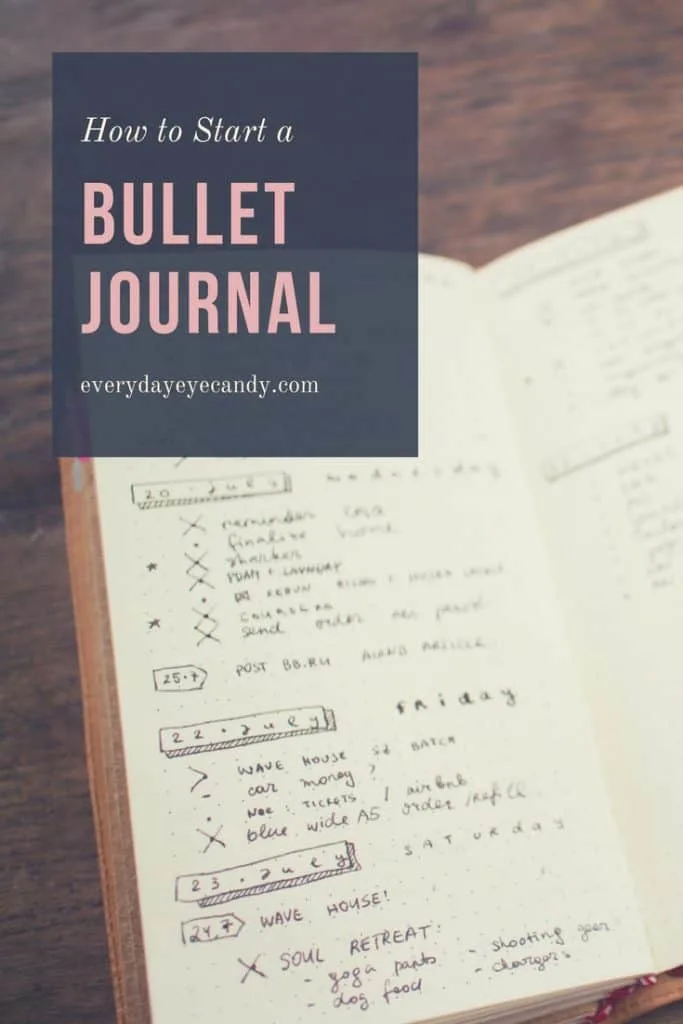 How to Start a Bullet Journal