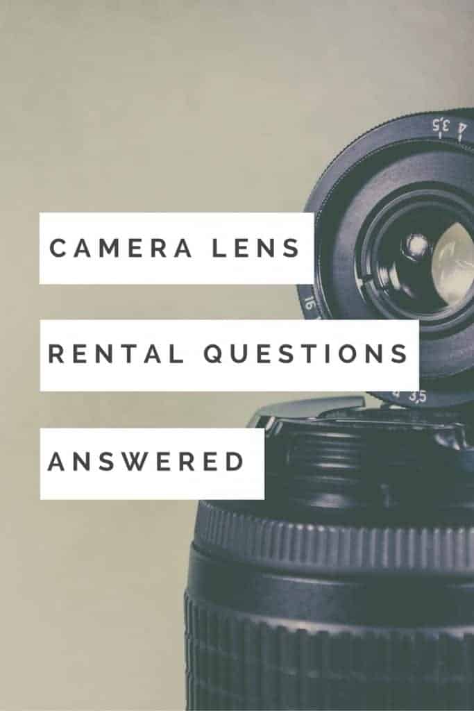 Do you have questions about camera lens rental? I answer the how the why and the where on camera lens rental. 