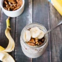 Banana Nut Bread Overnight Oats