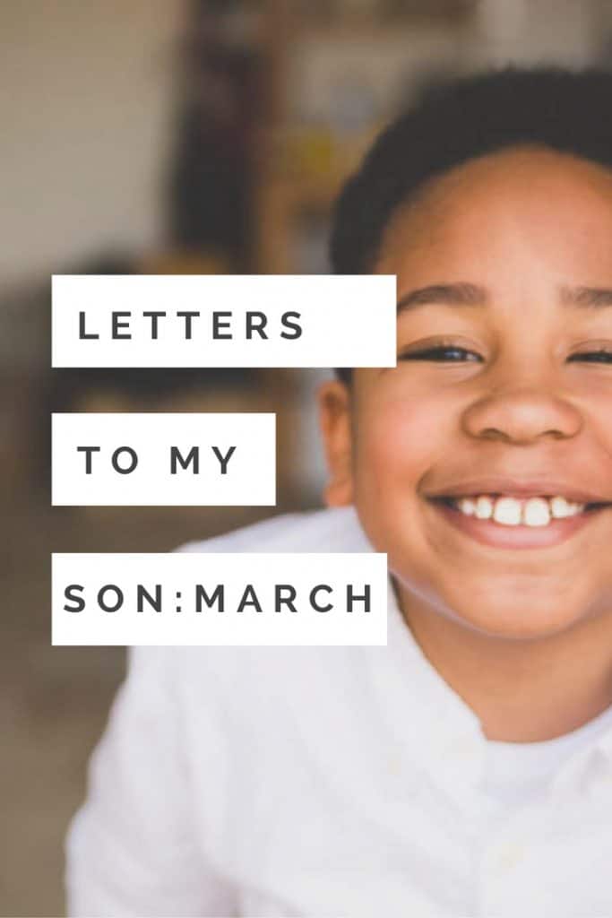 Letters to my son, a monthly photography project idea. Great idea to create for your children