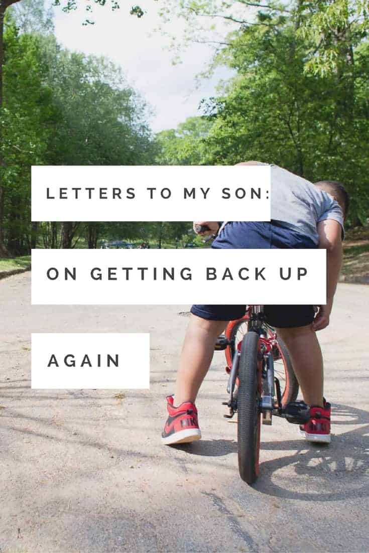 This month's Letters to My Son Photography Project focuses on a lesson my son finally learned. Sometimes, you can't push a lesson, it has to be learned by your child on their own.