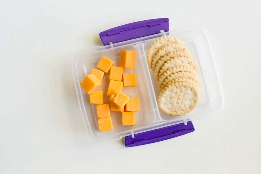 gluten free after school snack cheese and crackers