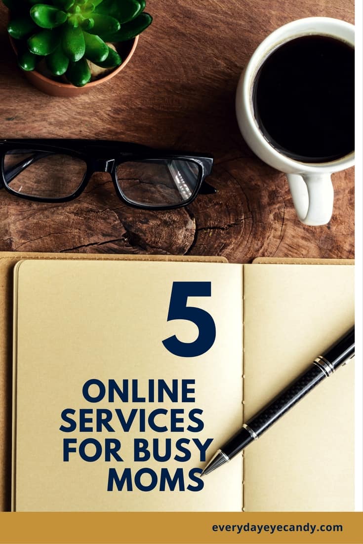 Busy moms need shortcuts and ways to save time!! Chec kout these 5 online services for busy moms