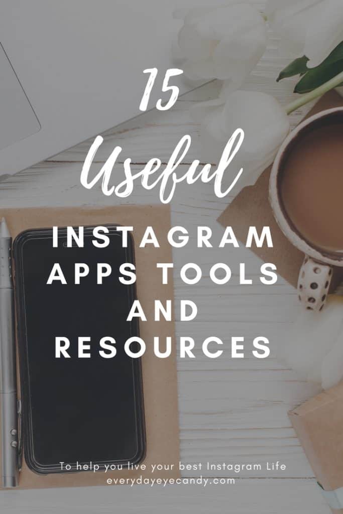 15 of the best Instagram apps, tools for video on Instagram and resources to take your Instagram Account to the next level! #instagram #instagramapps