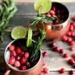Holiday Moscow Mule with a twist