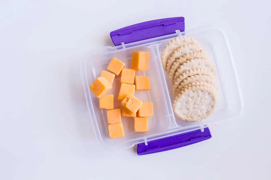 after school snack ideas cheese and crackers