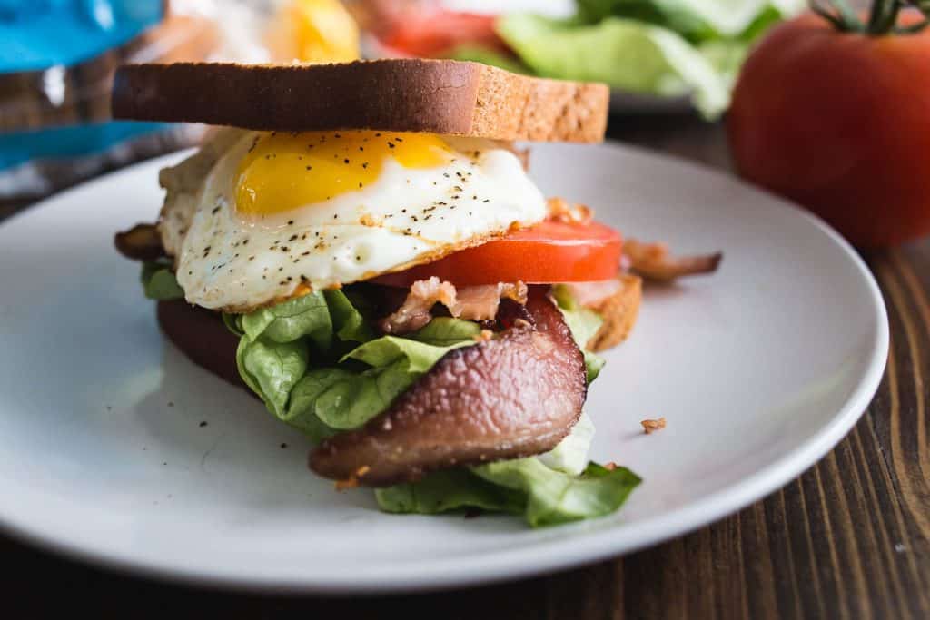 gluten free breakfast BLT