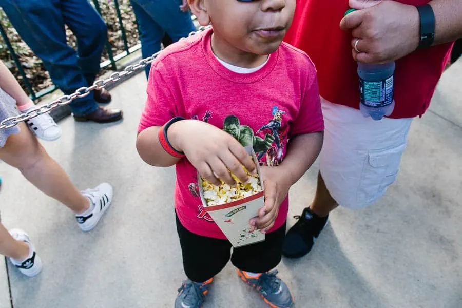 popcorn is one of the snacks you can eat gluten free at disney world