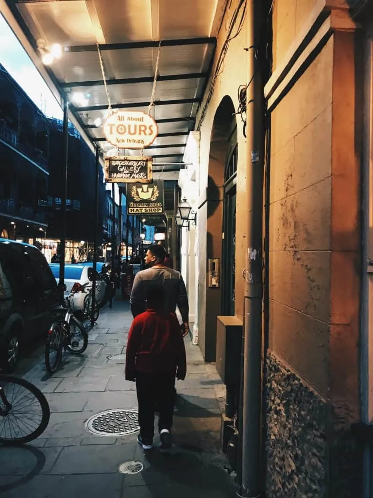 leaving the french quarter in new orleans