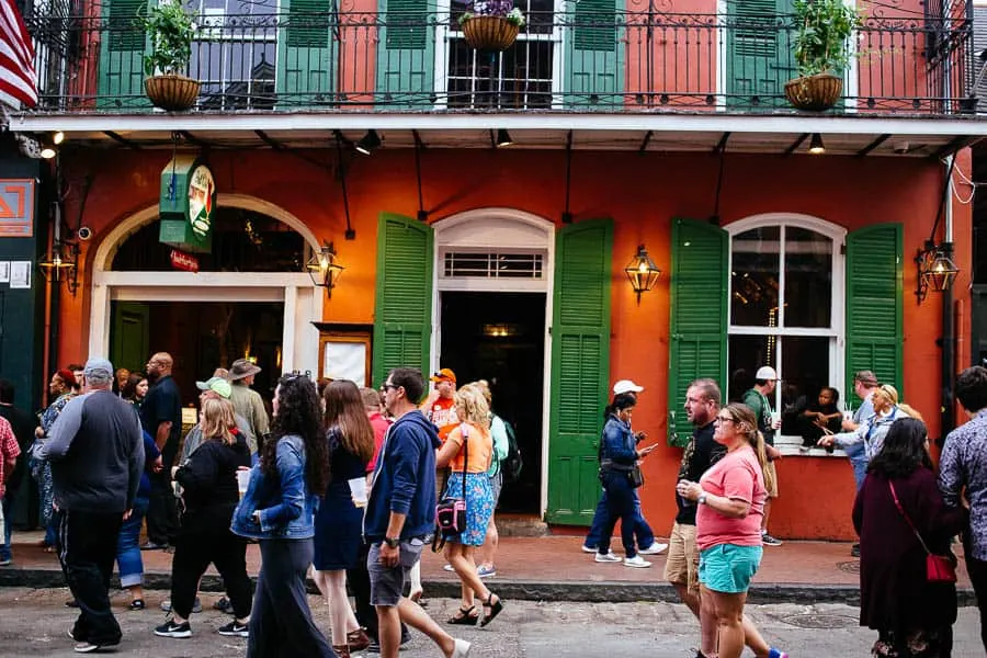 people watching in the french quarter