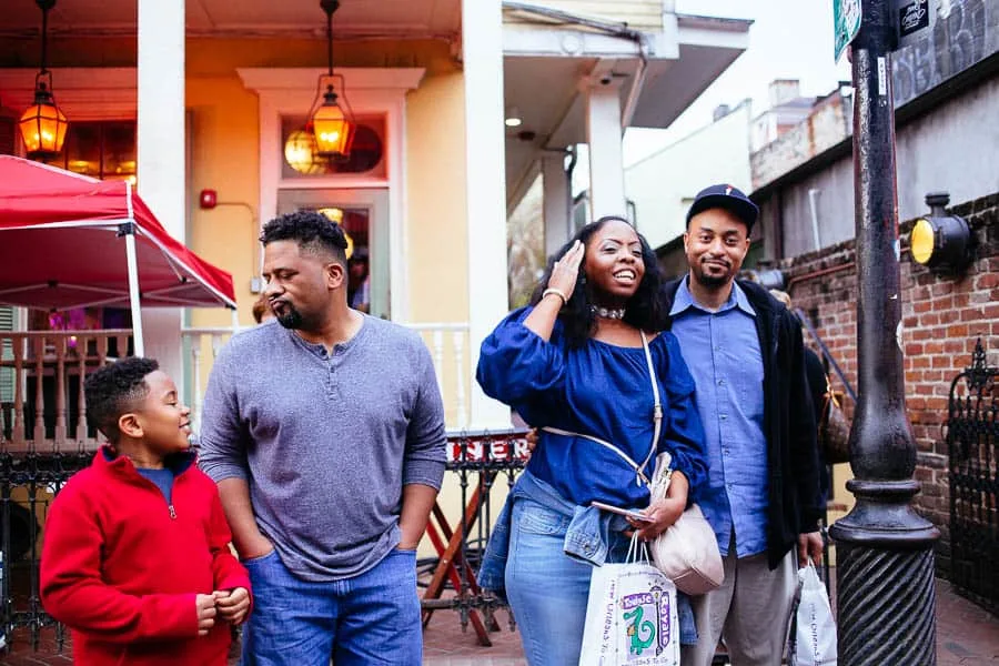 family in the french quarter