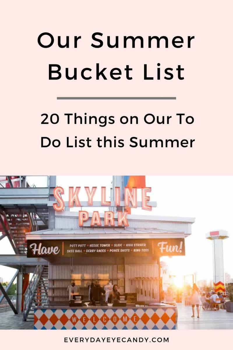 HAVE A PLAN THIS SUMMER? CHECK OUT OF SUMMER BCUKET LIST! #atlanta #summertime #bucketlist #summerbucketlist
