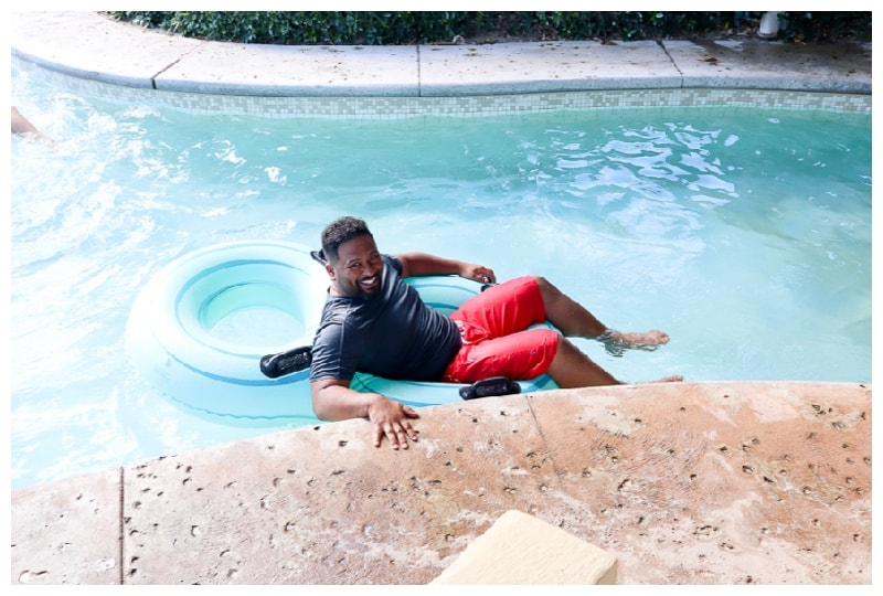 lazy river at beaches turks and caicos while on a family vacation at Beaches Resorts