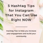 5 hashtag tips for instagram