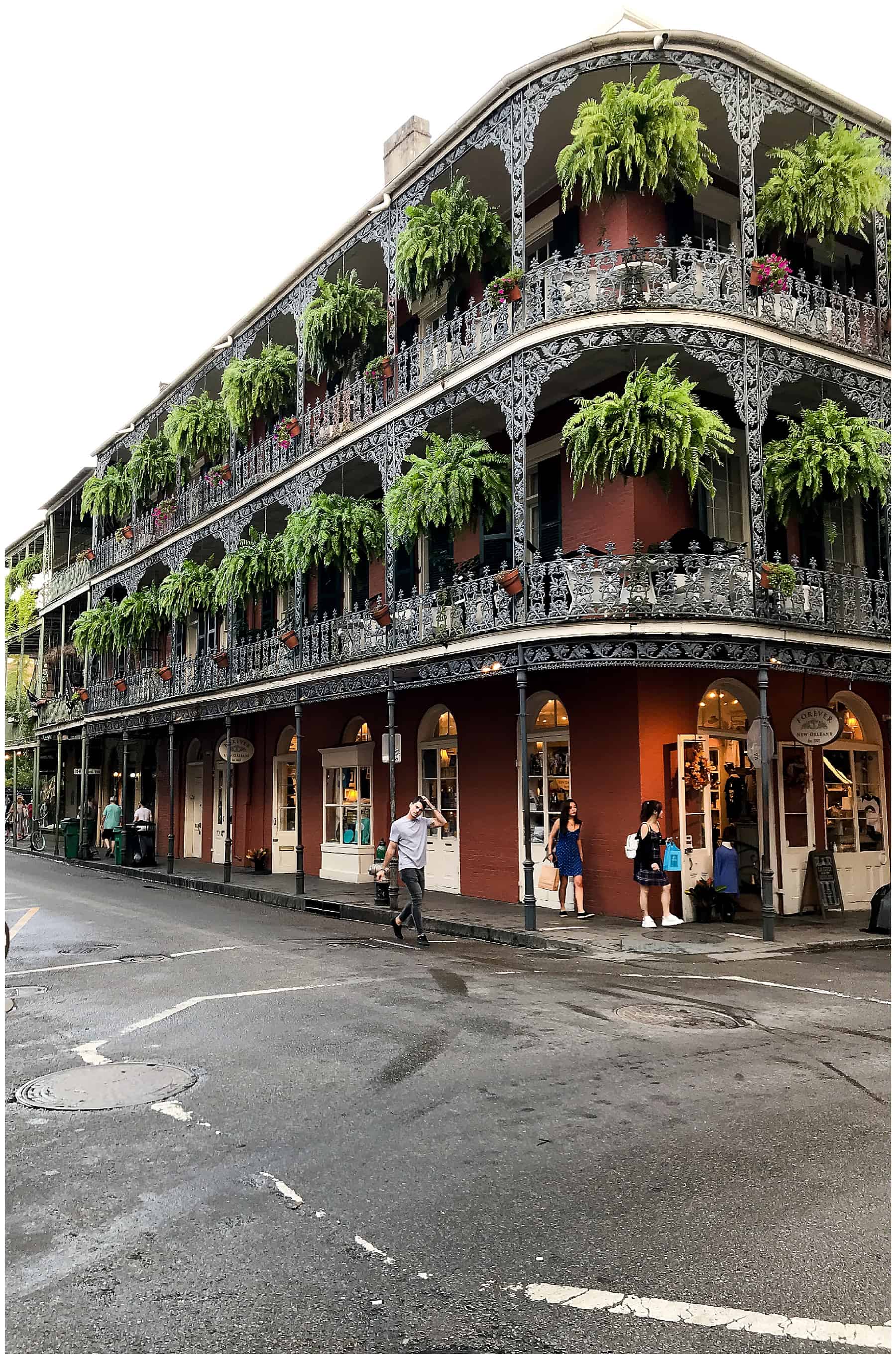 walking though new orleans