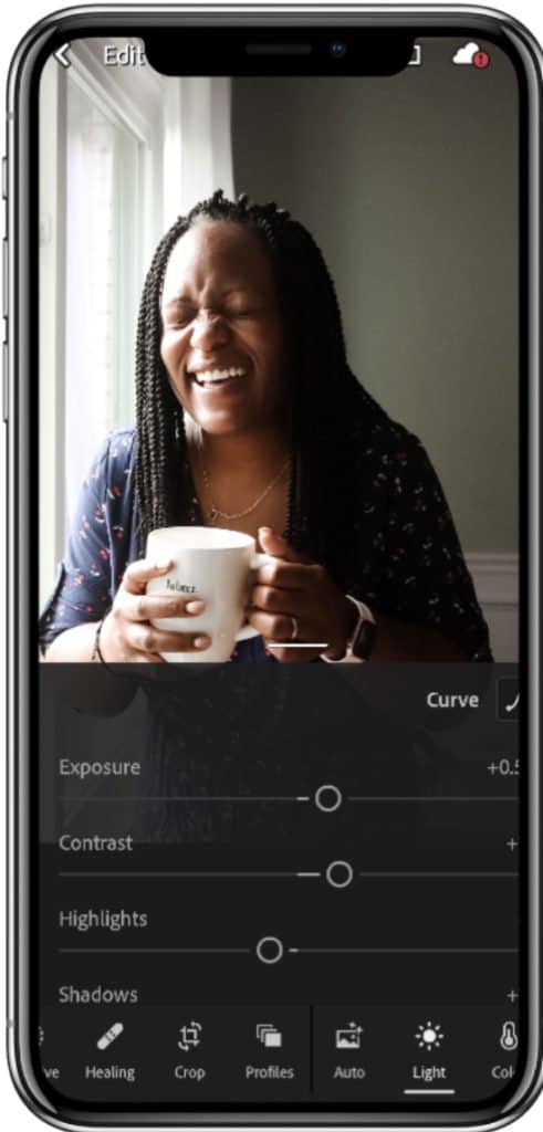 use lightroom for mobile to edit your photos