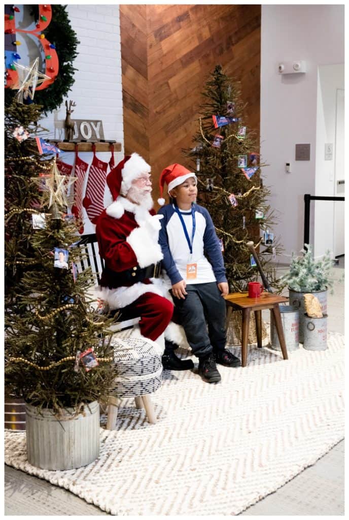 santa at the onUp experience