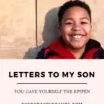letters to my son, you have yourself the epipen