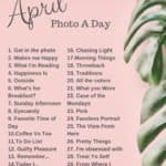 april photo a day challenge 2019