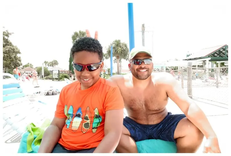 family roadtrip to Jekyll Island at water park