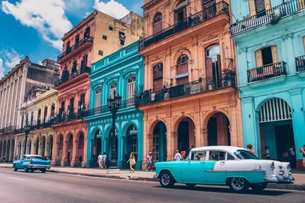 ride in a classic car in Cuba. Family Travel Bucket list