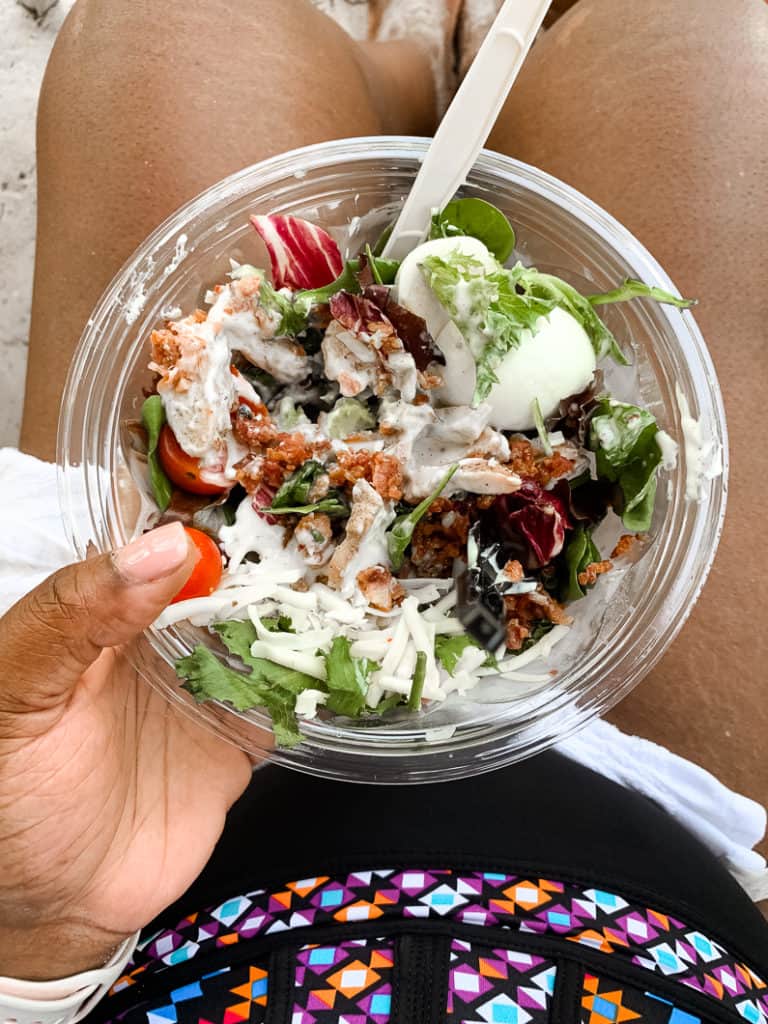 jerk chicken salad at Leaning Palms at Disney's Typhoon Lagoon 